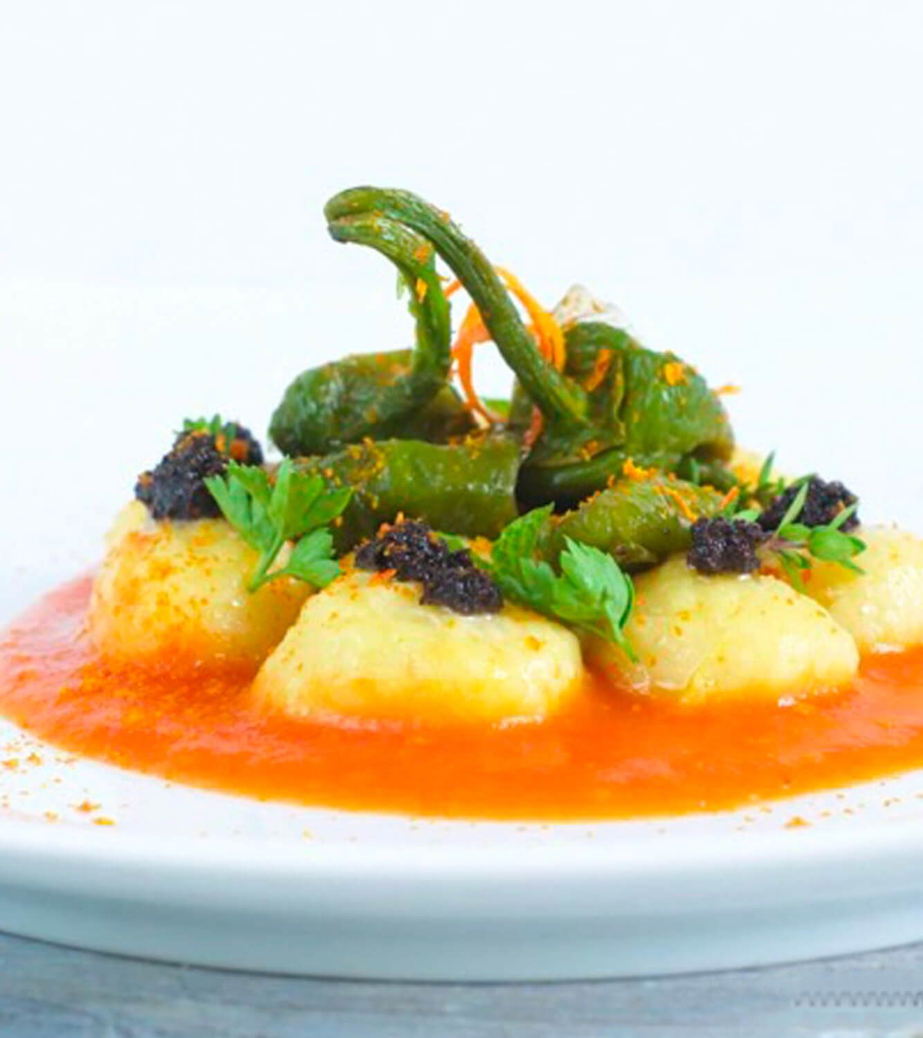 Gnocchi con fragancias mediterráneas