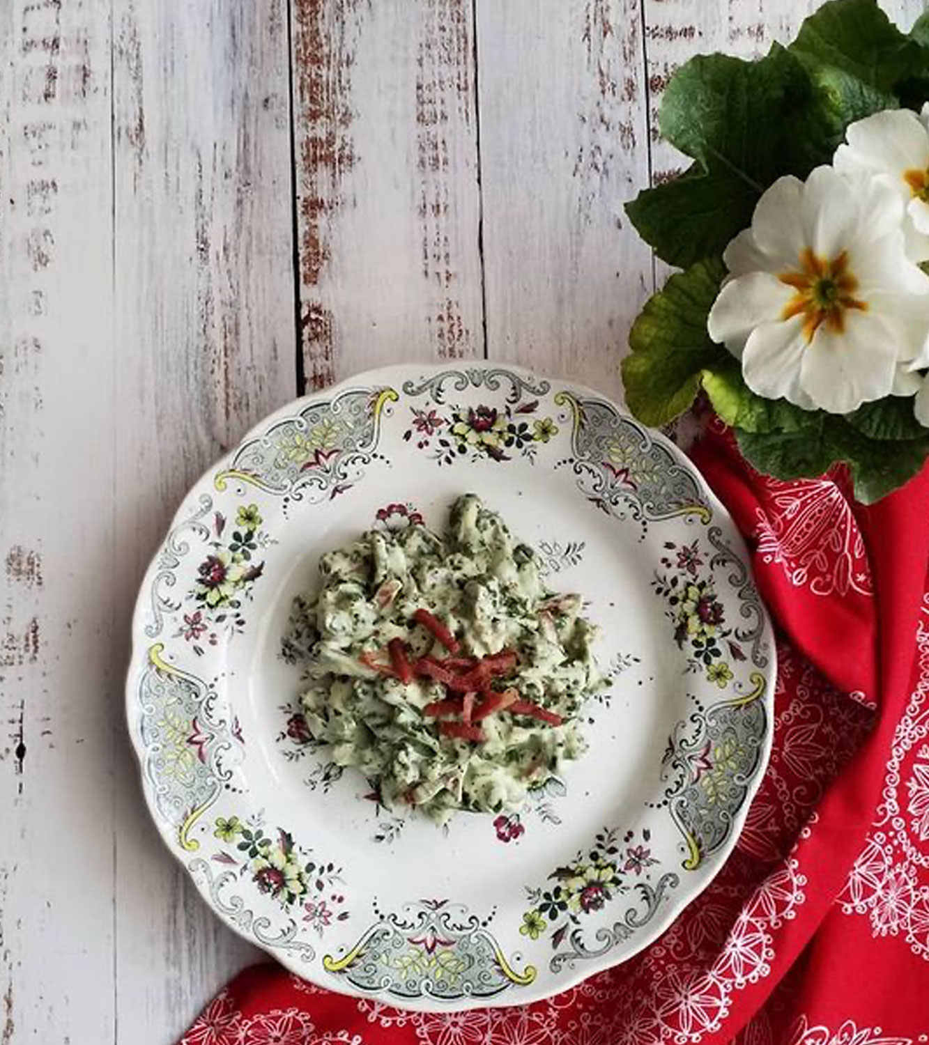 Spatzle alla panna con spinaci, speck e noci - Hotel Campiglio Bellavista